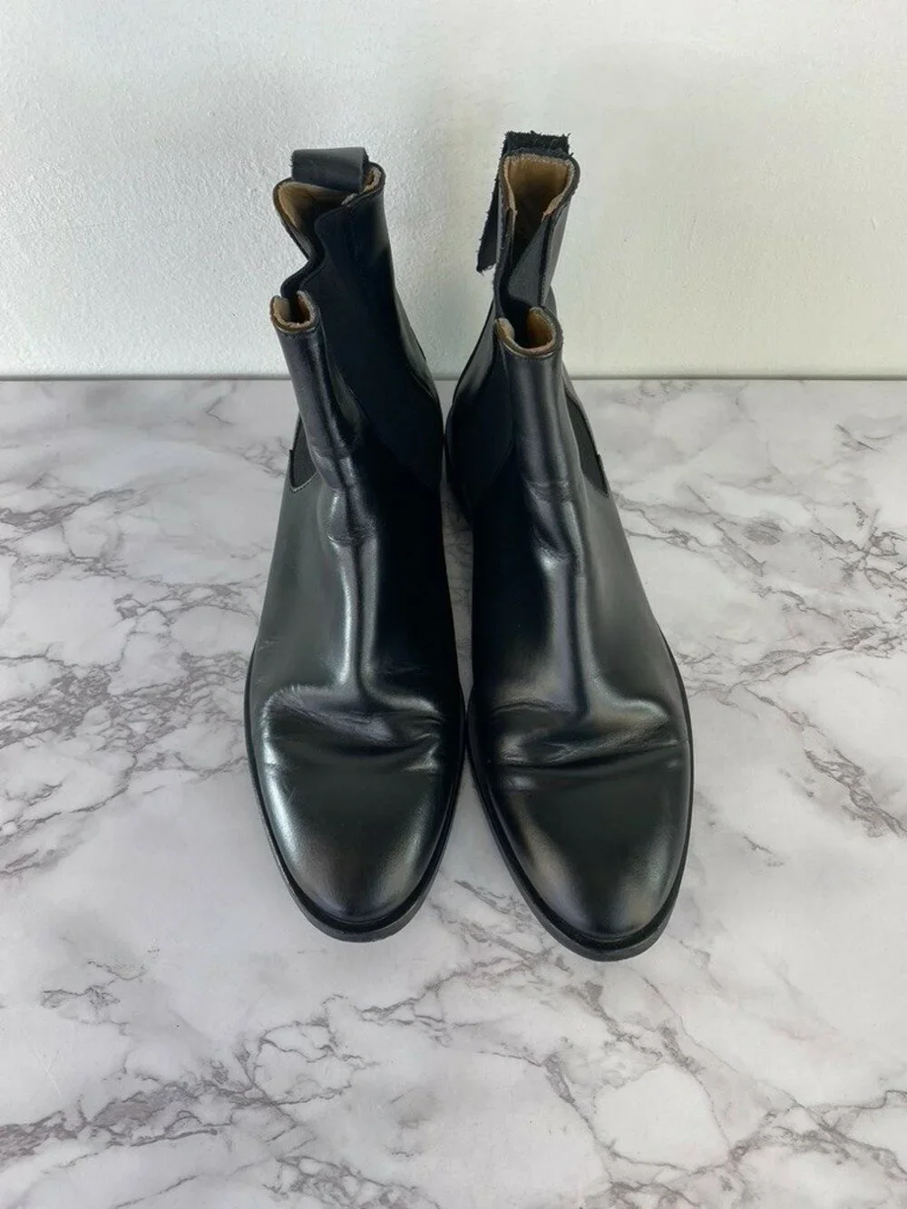 Everlane Women's Black Leather Chelsea Ankle Boots Sz 6.5